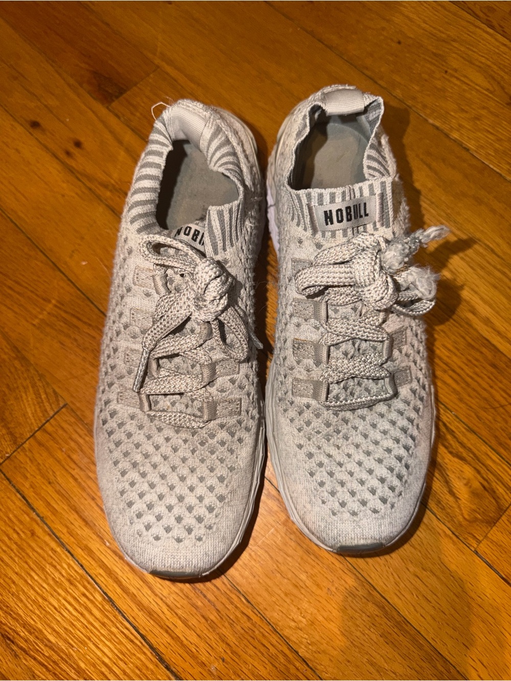 NOBULL Light Gray Knit Sneakers